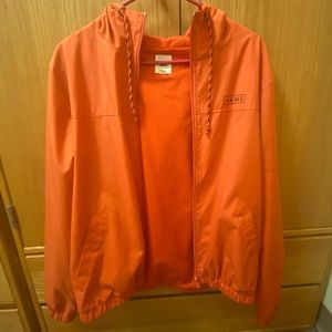 Vans Orange Windbreaker Hoodie